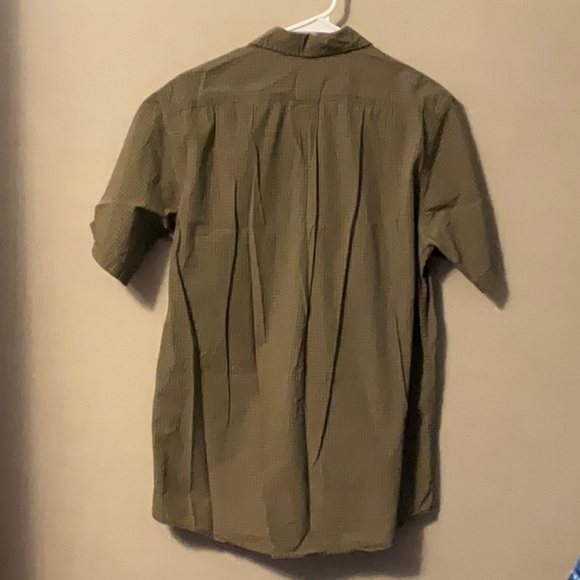 Calvin Klein Jeans Green Casual Button Down Shirt - Picture 3 of 5